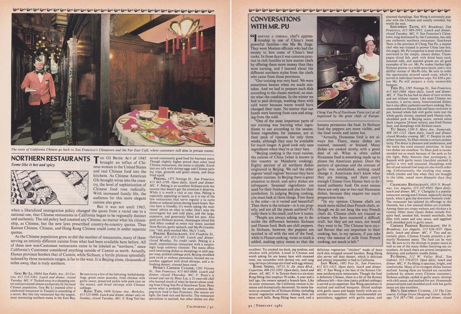 Chinese Food in America's Past - by Ruth Reichl - La Briffe