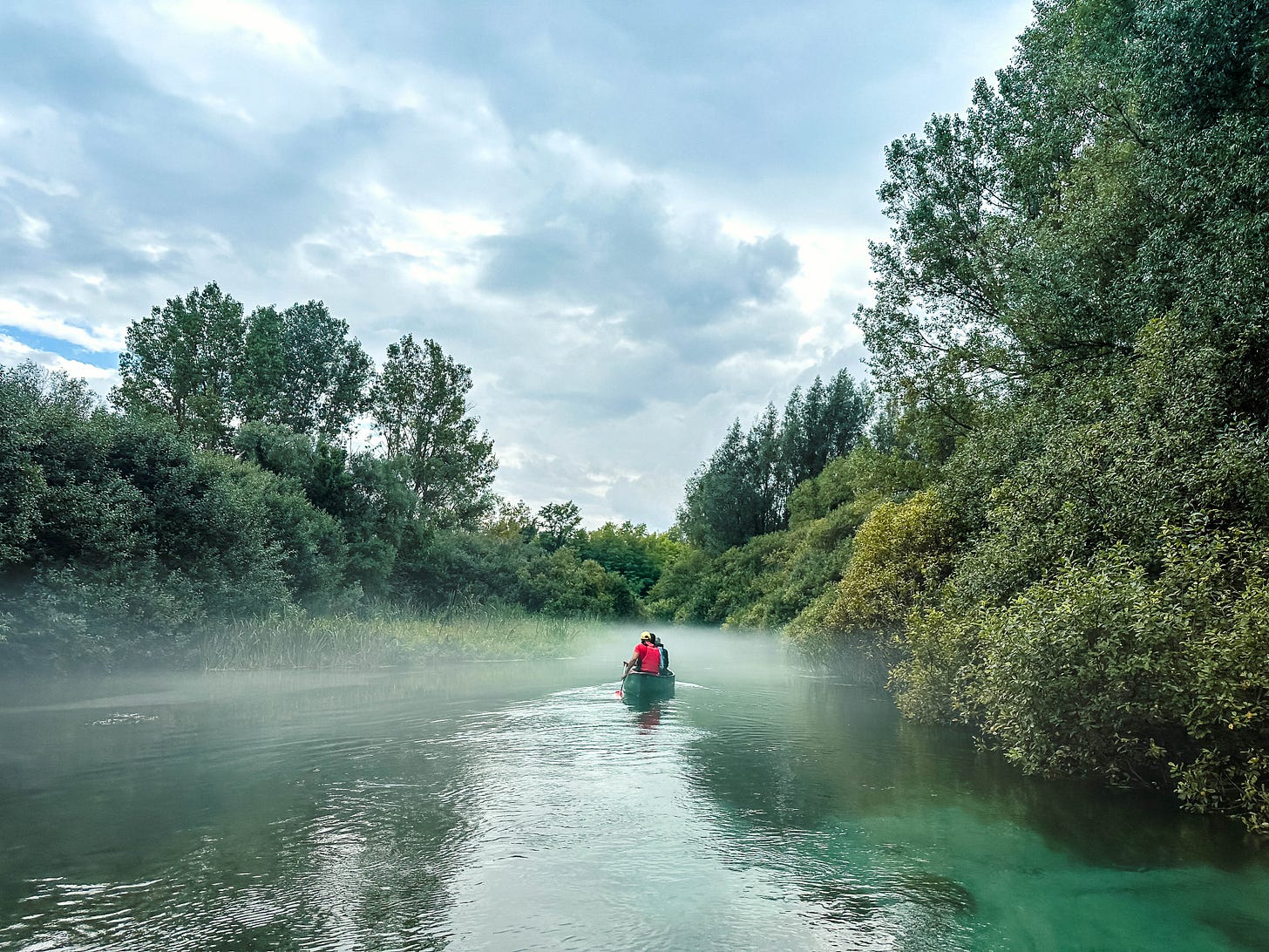 Tirino River canoeing Tirino River canoeing