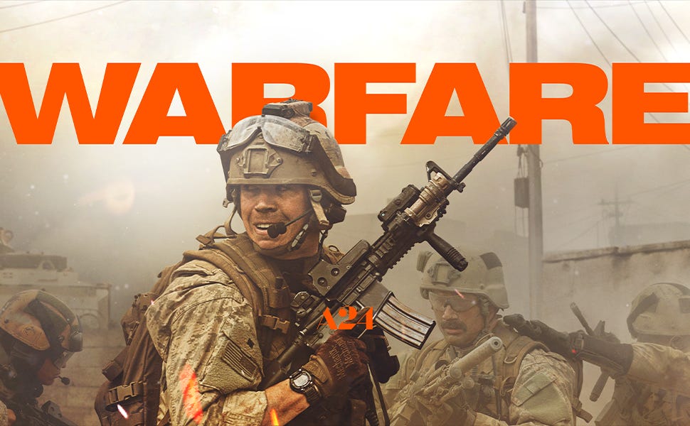 Amazon.com: Warfare [Blu-ray] : Alex Garland, Ray Mendoza, D'Pharaoh  Woon-A-Tai, Will Poulter, Cosmo Jarvis: Películas y TV