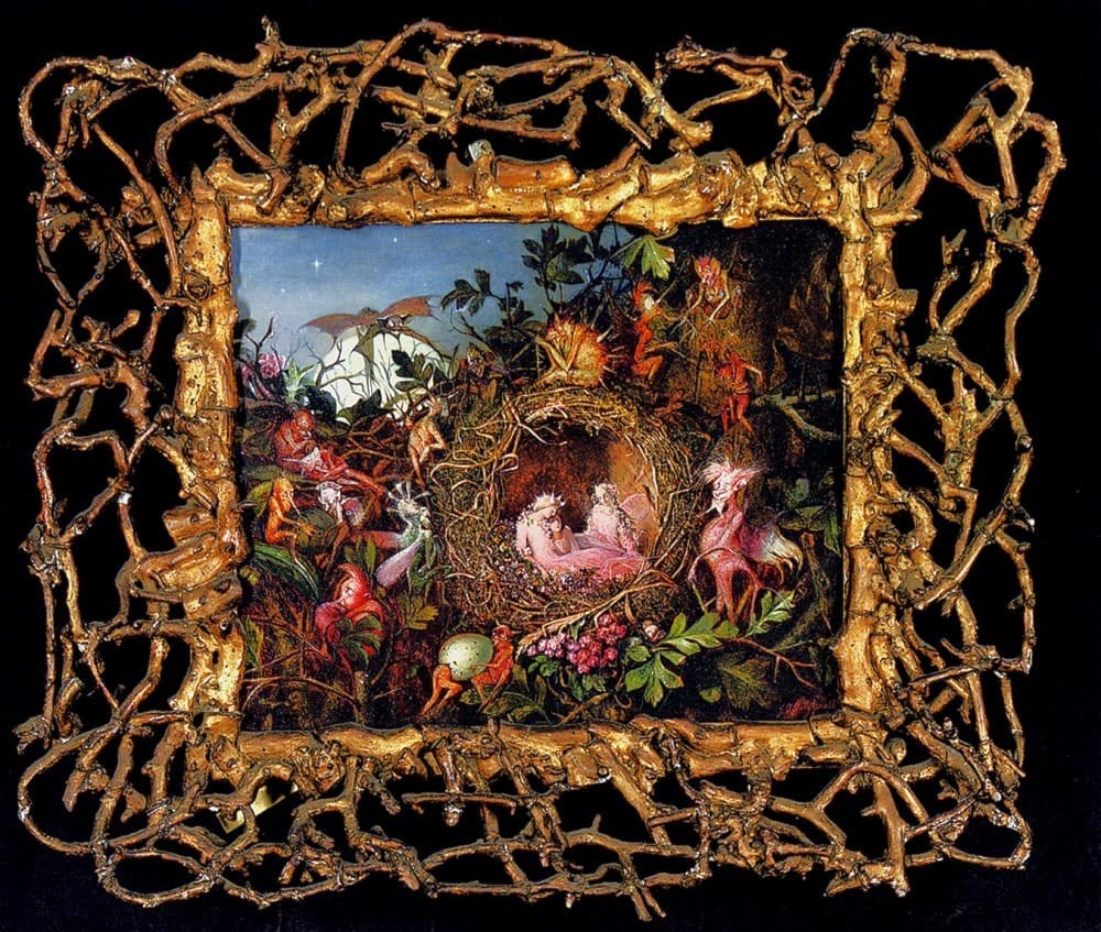 John Anster Fitzgerald, Fairies in a Bird's Nest (ca. 1860). Collection of the Legion of Honor, San Francisco. John Anster Fitzgerald, Fairies in a Bird's Nest (ca. 1860). Collection of the Legion of Honor, San Francisco.