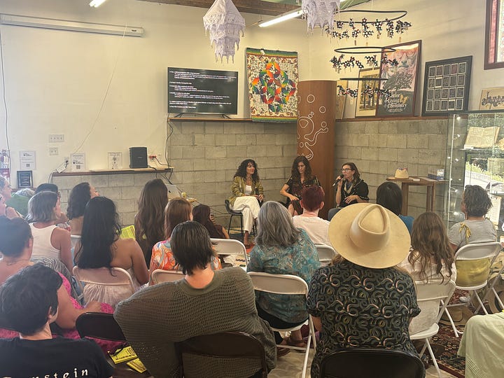 Stephanie Karzon Abrams, April Pride & Melssa Whippo at The Shulgin Farm