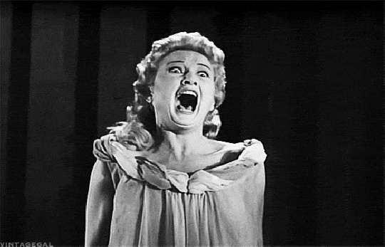 gif of screaming woman in black and white gif of screaming woman in black and white