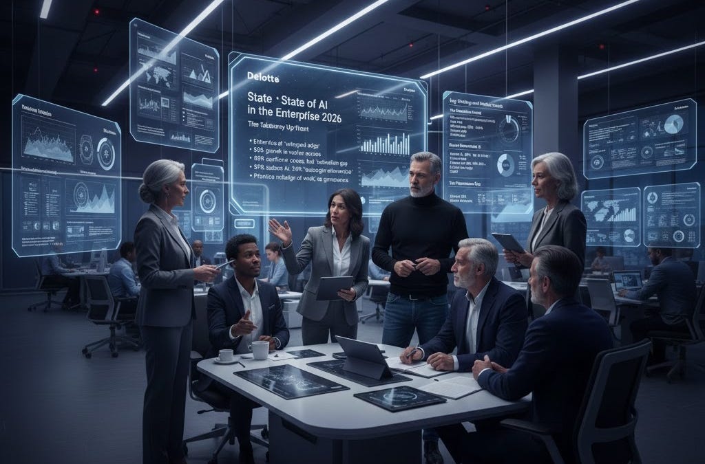 AI to ROI: Reports & Data - Deloitte State of AI in the Enterprise 2026
