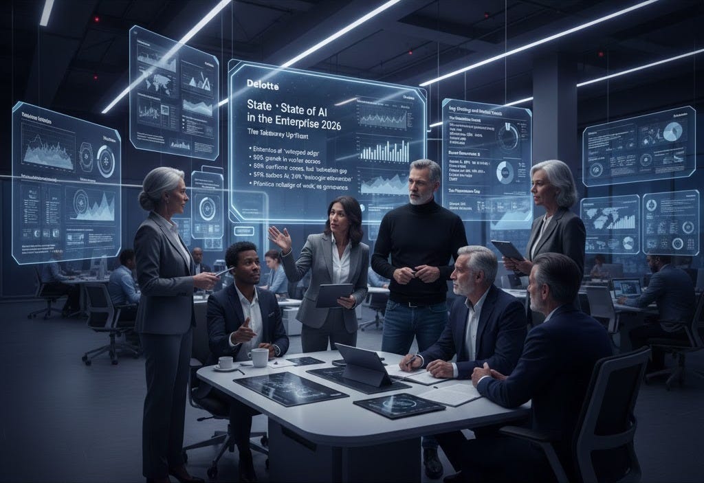 AI to ROI: Reports & Data - Deloitte State of AI in the Enterprise 2026