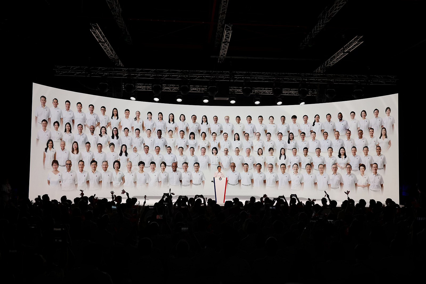 May be an image of crowd