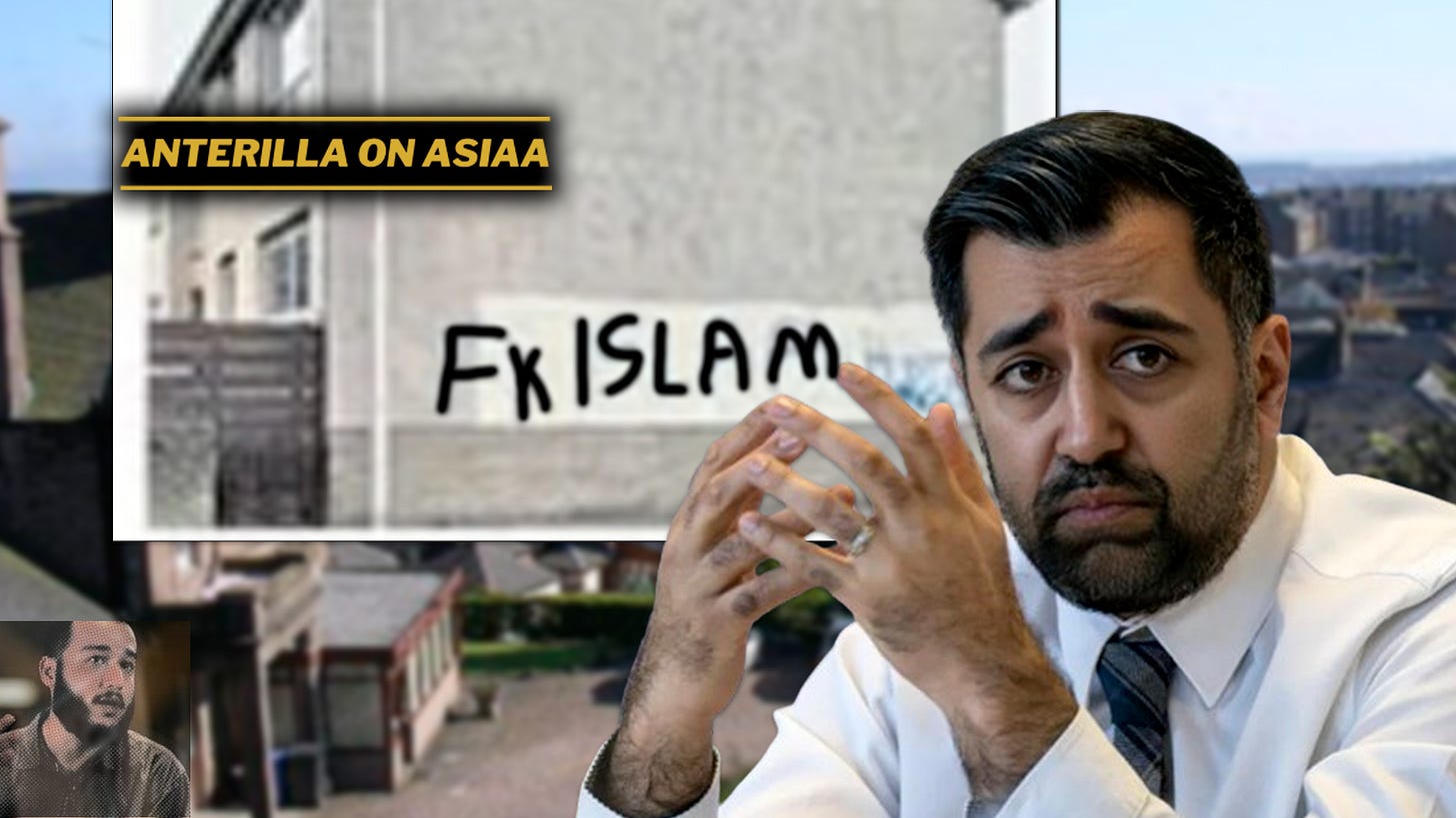 Pieni töherrys missä luki “Fk Islam” on aiheuttanut kauhean kalabaliikin “sairaasta rasismista” maan vasemmistopuolueen ja lehdistön riveissä.