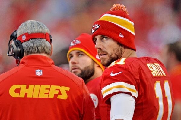 alex smith needs better receiver for kansas city chiefs nfl 2015 alex smith needs better receiver for kansas city chiefs nfl 2015