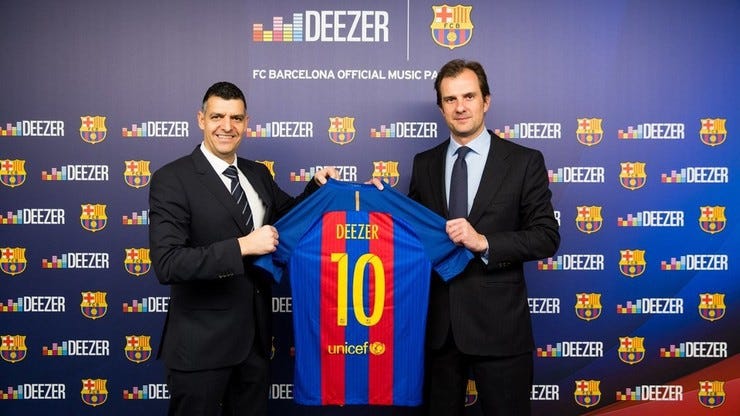 Barca and deezer
