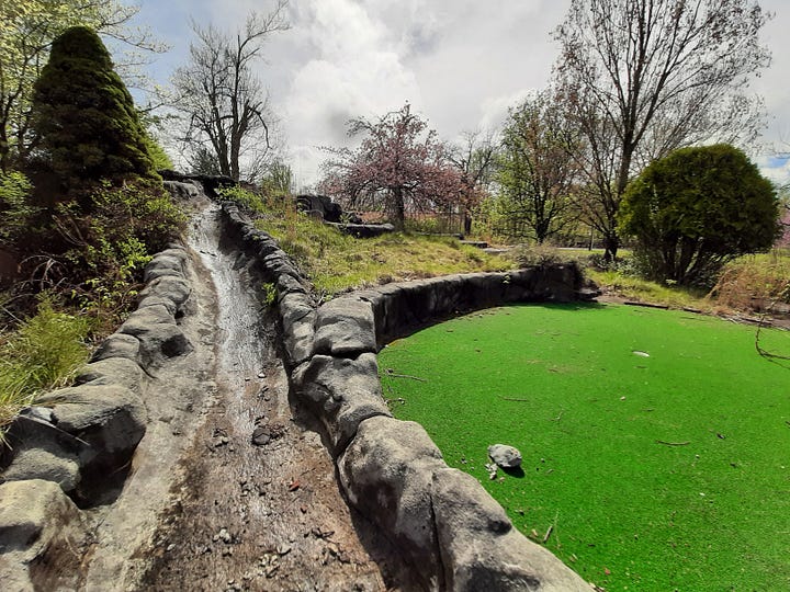 Old waterways still remain.