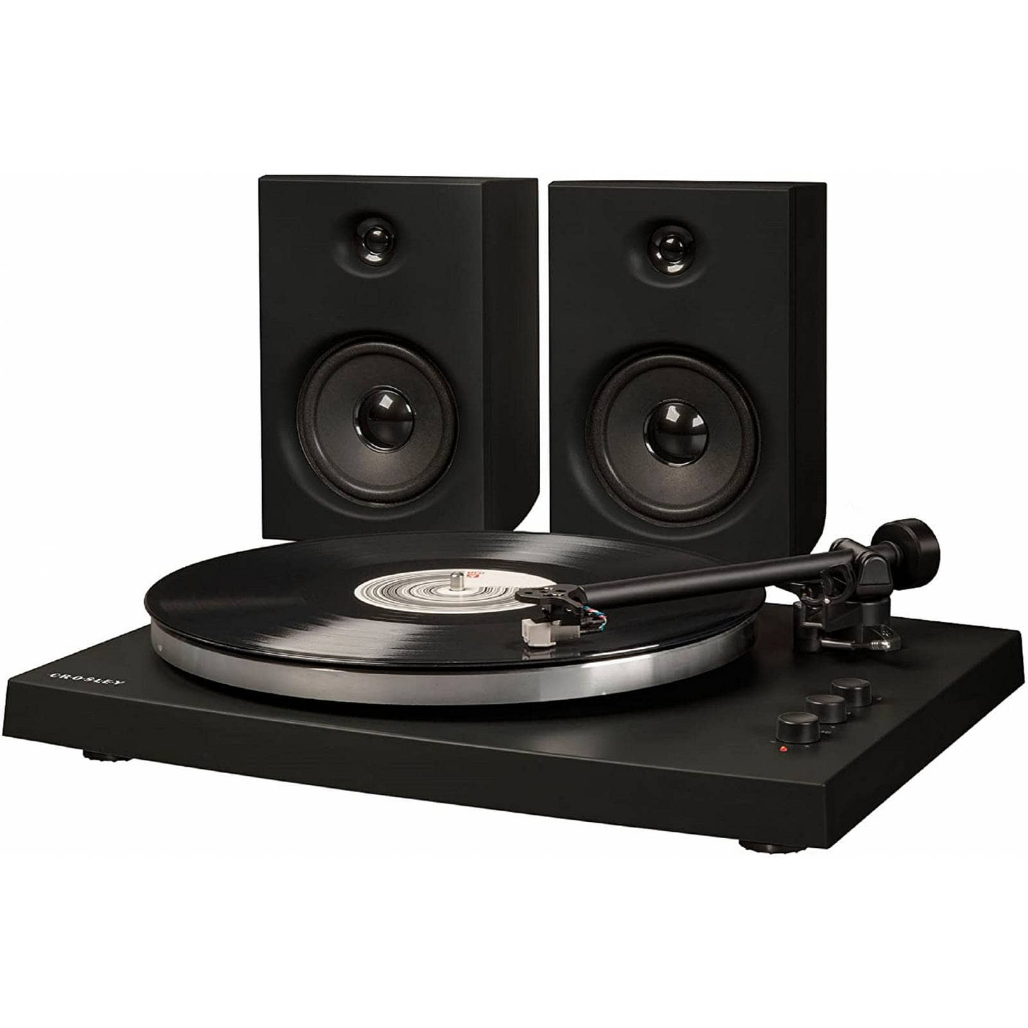 Crosley T150 Bluetooth Turntable with Stereo Speakers - Black Crosley T150 Bluetooth Turntable with Stereo Speakers - Black