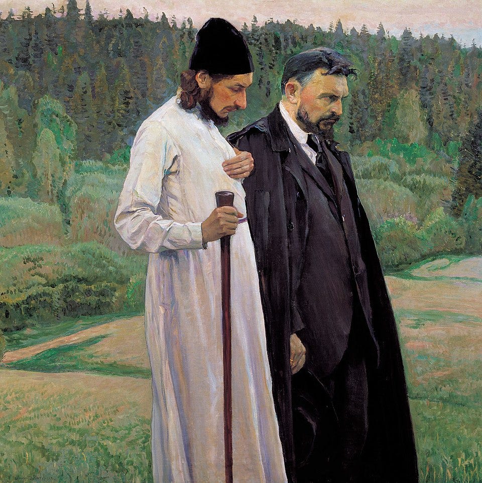 Ficheiro:Nesterov Florensky Bulgakov.jpg