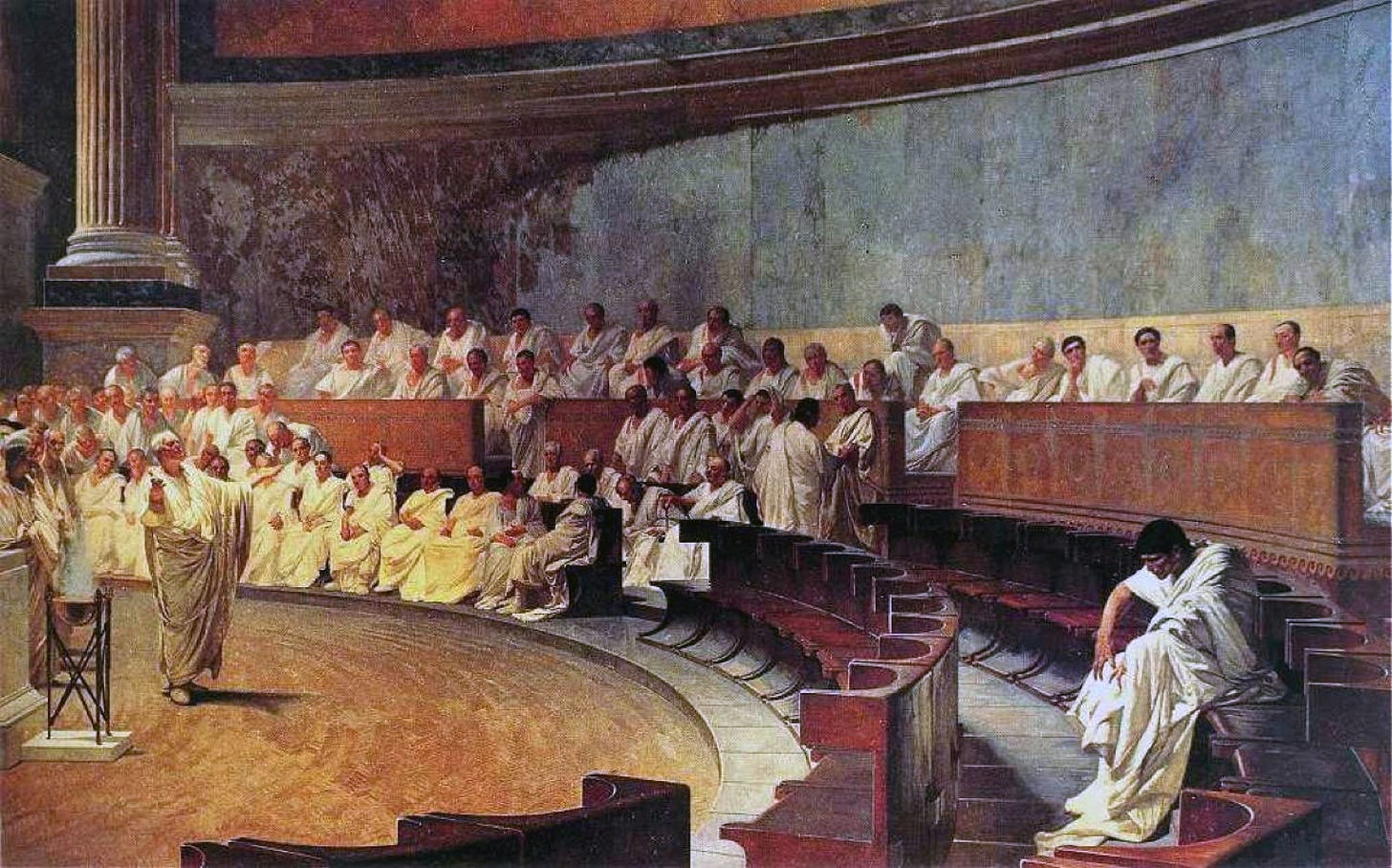 A History of Rome in Paintings: 24 The Senate – The Eclectic Light Company