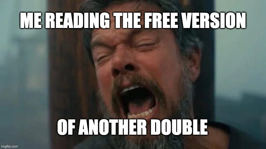 Meme showing another double in Beating The Tide portfolio Meme showing another double in Beating The Tide portfolio