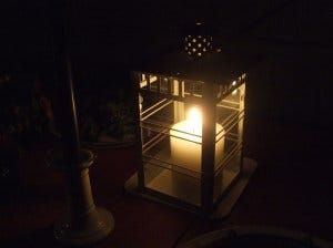 in the dark