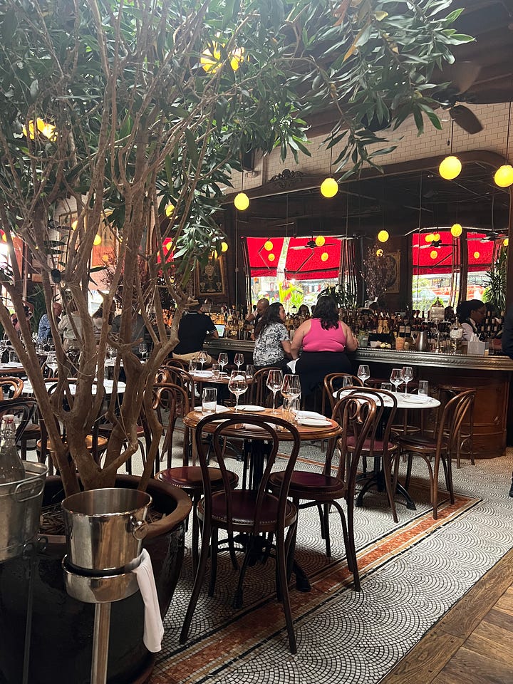 Photos of the interior at Boucherie West Village