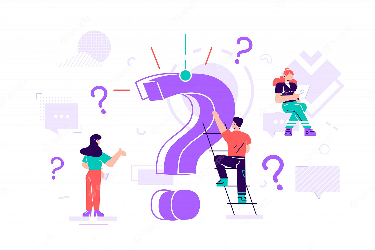 Page 2 | Question Mark Illustration Images - Free Download on Freepik