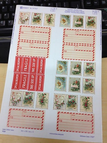 Christmas labels for printing Christmas labels for printing