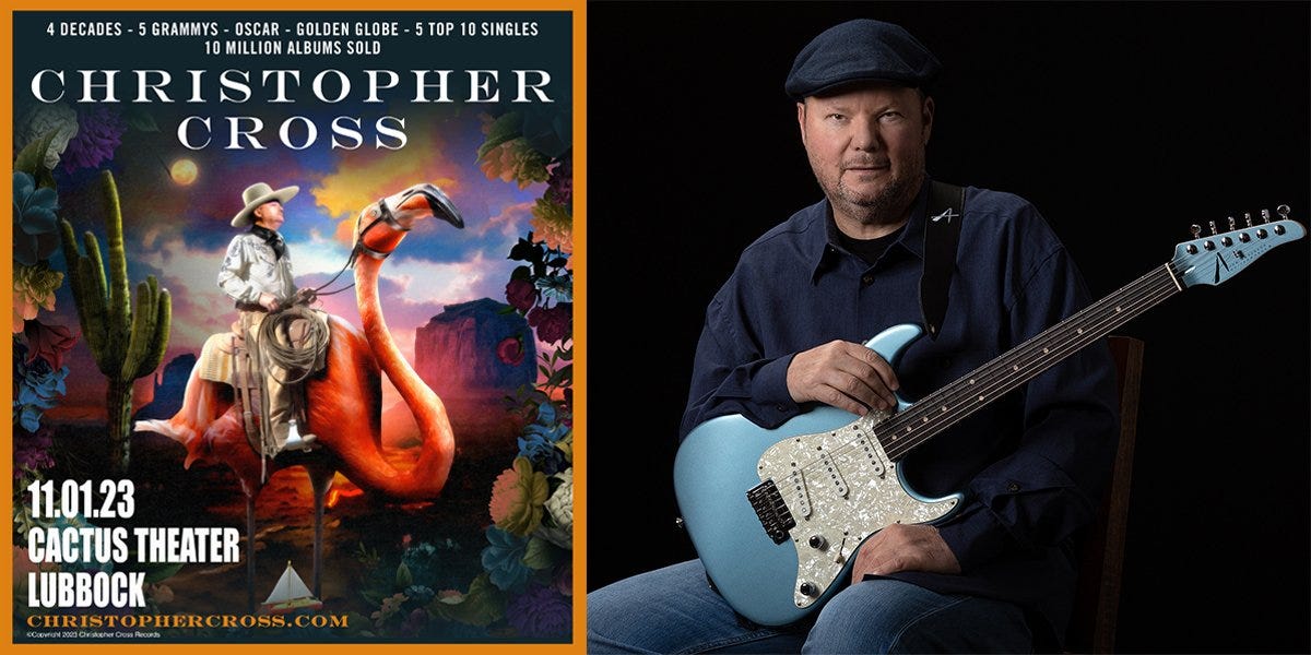 Christopher Cross - Fall 2023 Tour - Live at Cactus Theater! — Cactus ...