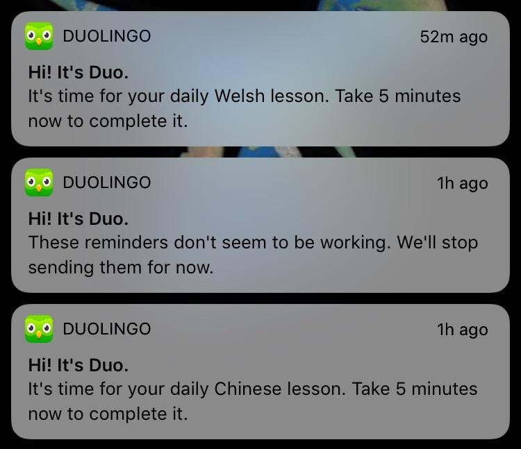 Duolingo & Its Cheeky Notification Marketing | by Adithya H Nair | Medium