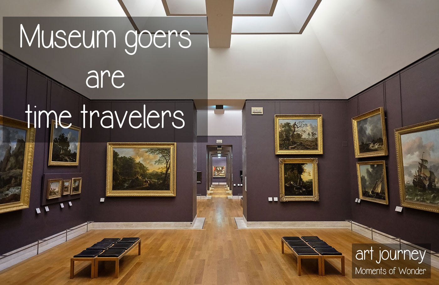 Walking into a museum corridor is stepping into a time machine. Walking into a museum corridor is stepping into a time machine.