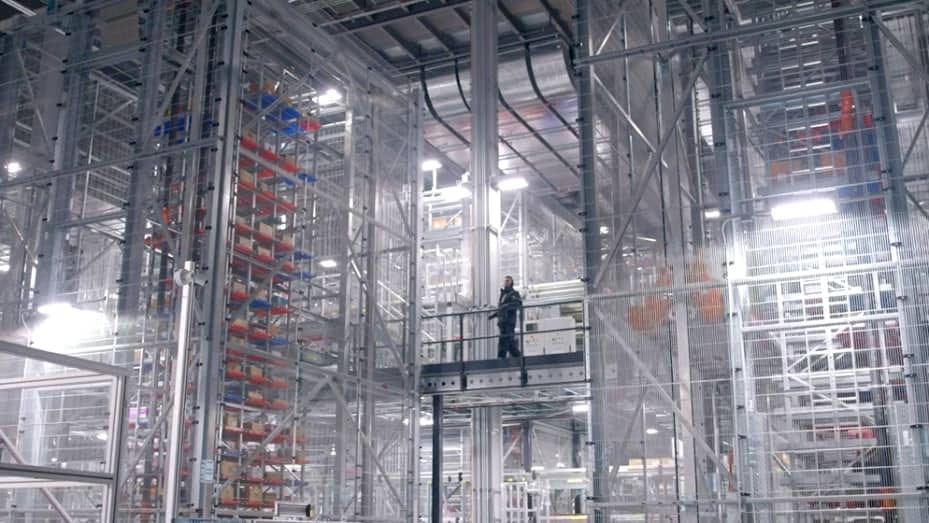 Automated distribution centers for Walmart grocery business. Automated distribution centers for Walmart grocery business.