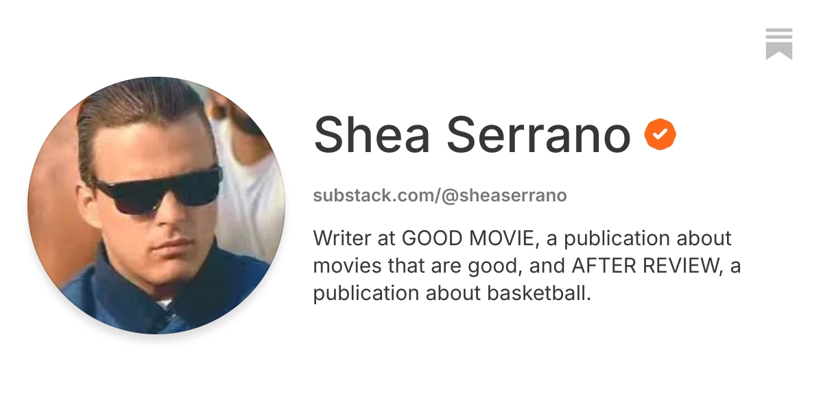 Shea Serrano | Substack