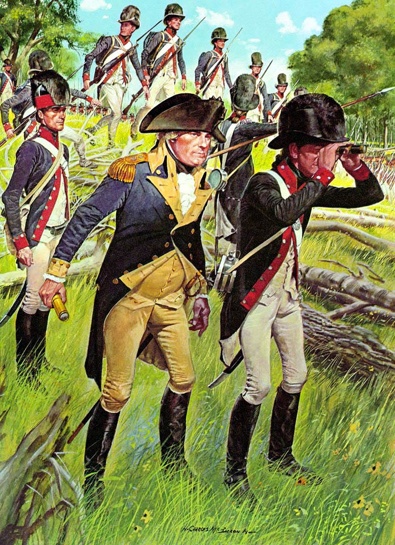 "Legion of the United States, 1794," by H. Charles McBarron, Jr., United States Army Center of Military History "Legion of the United States, 1794," by H. Charles McBarron, Jr., United States Army Center of Military History