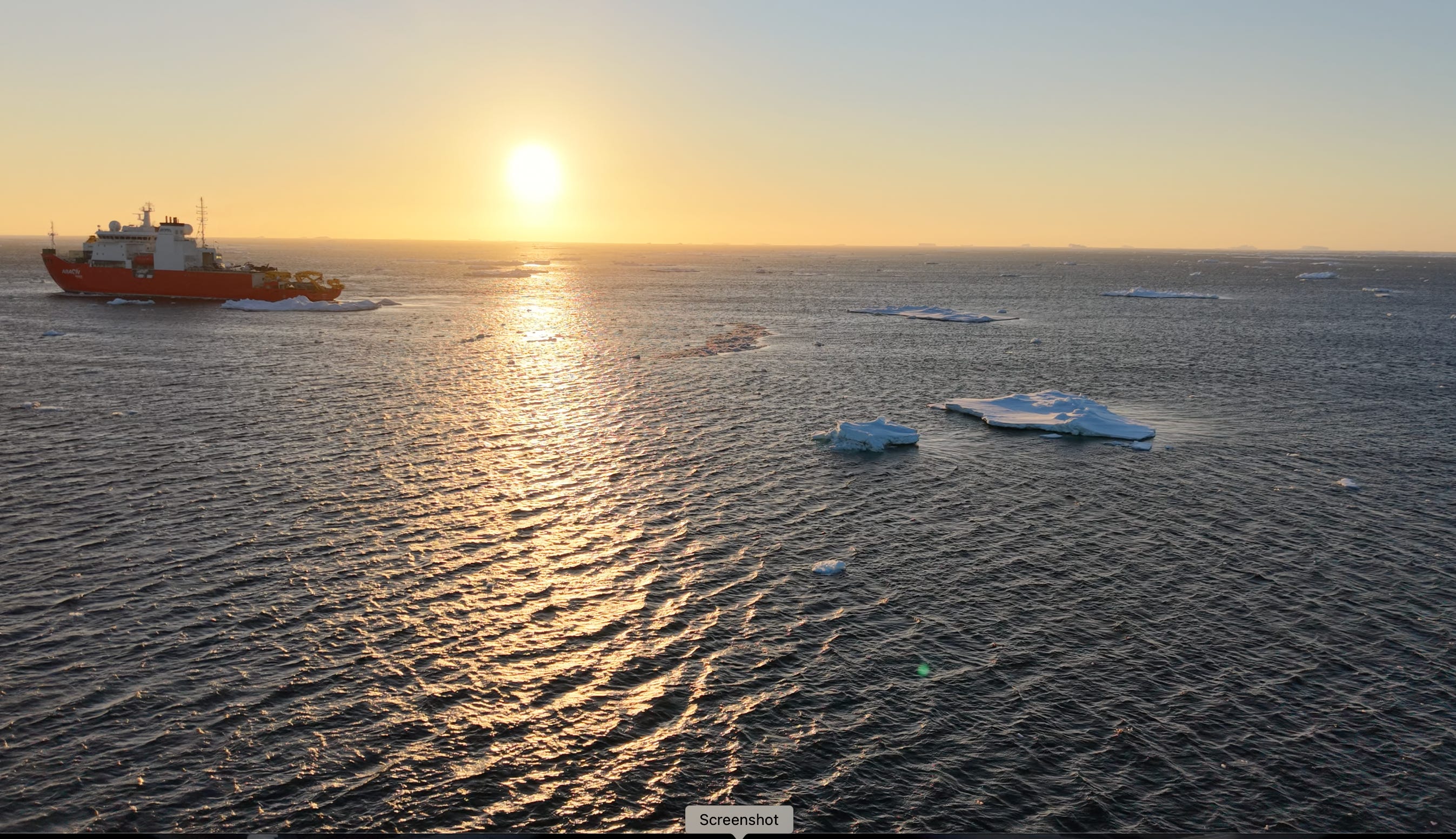 Two Horizons, One Glacier, One Elevator in the Amundsen Sea