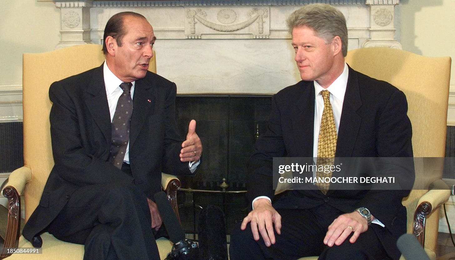 US-CLINTON-CHIRAC US-CLINTON-CHIRAC
