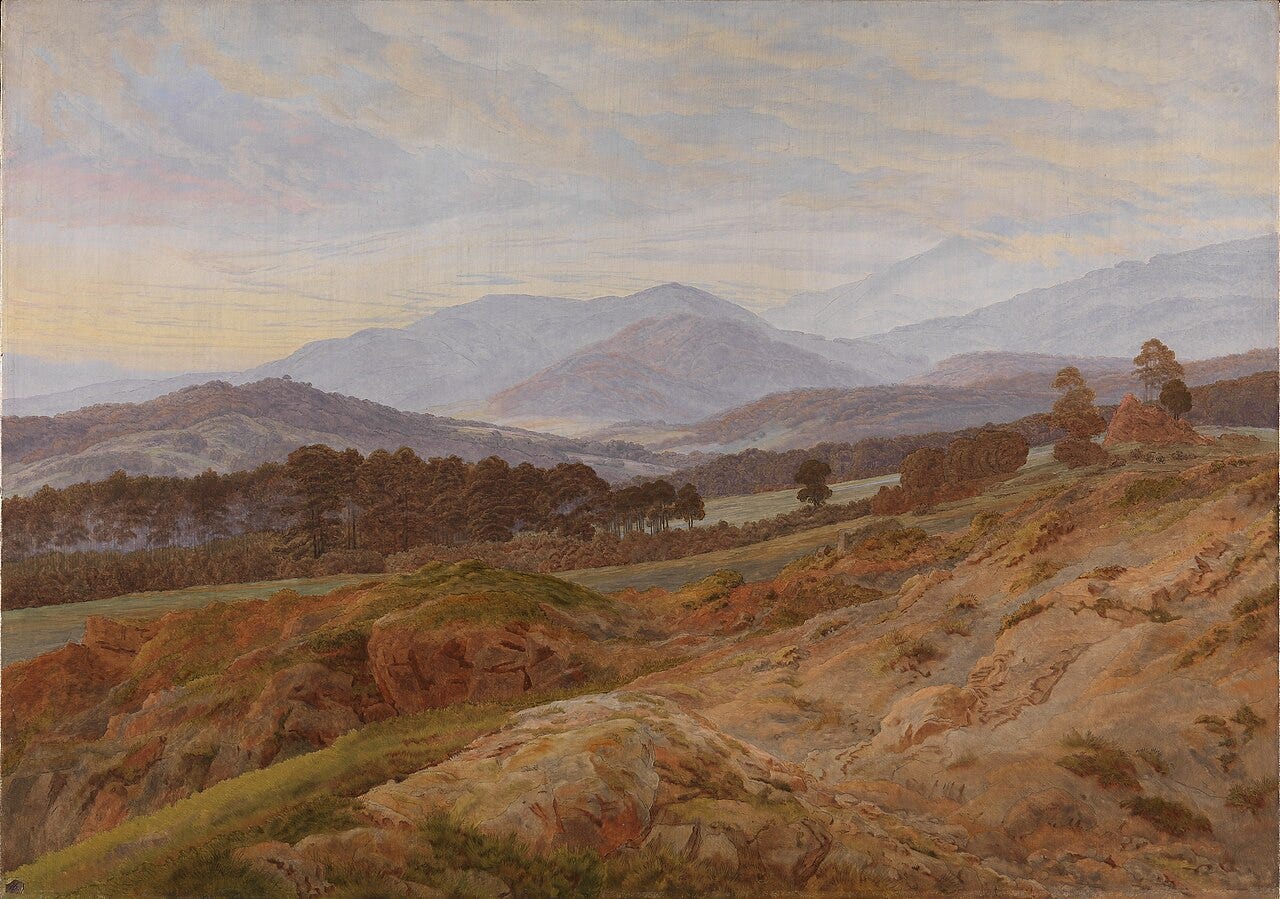 Friedrich mountain landscape Friedrich mountain landscape