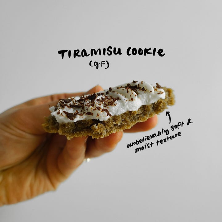 gluten free tiramisu cookie