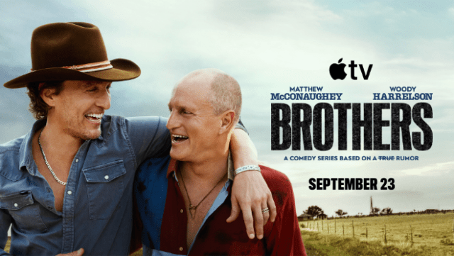 “Brothers” premieres Wednesday, September 23 on Apple TV. “Brothers” premieres Wednesday, September 23 on Apple TV.