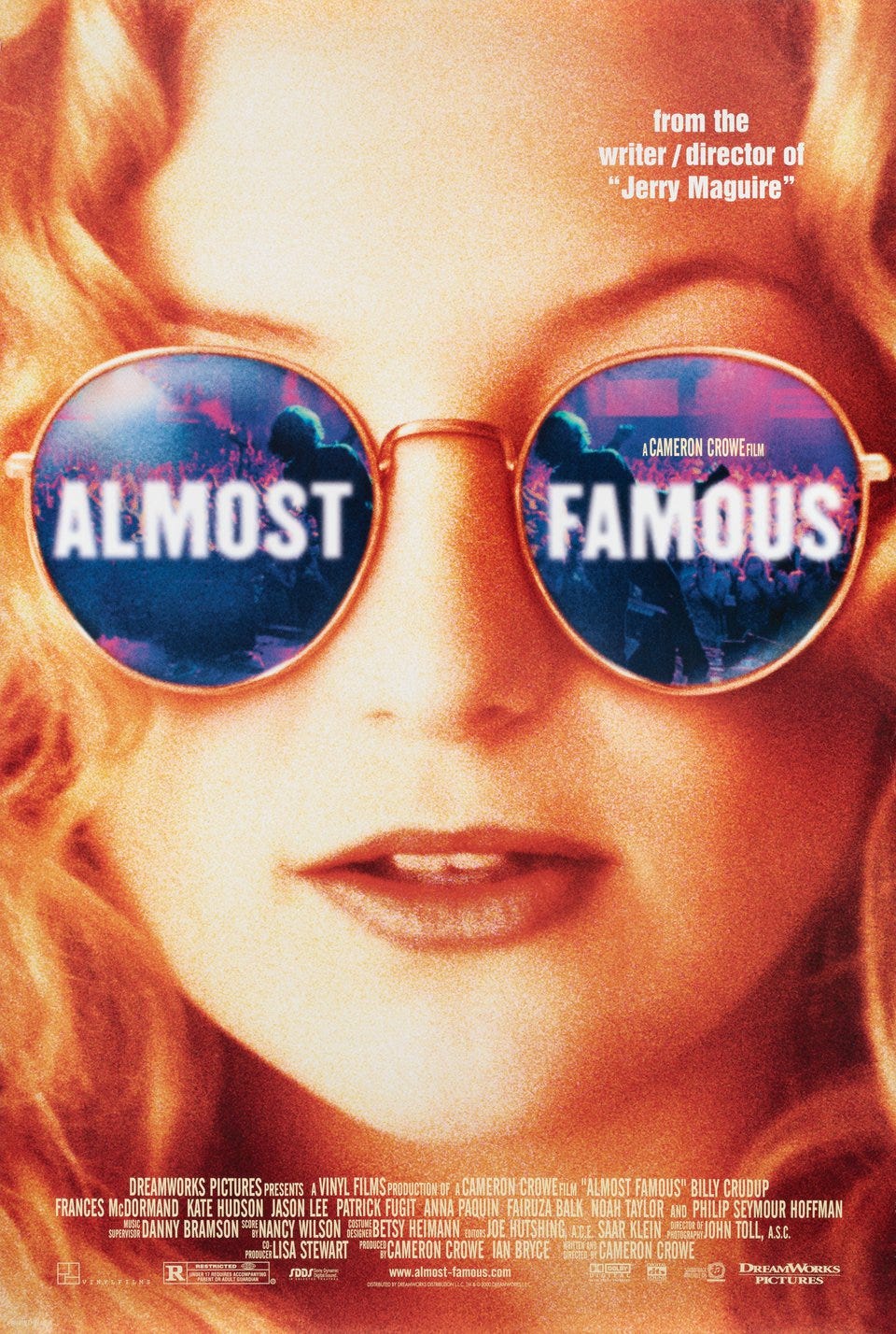 Almost Famous Original 2000 U.S. One Sheet Movie Poster