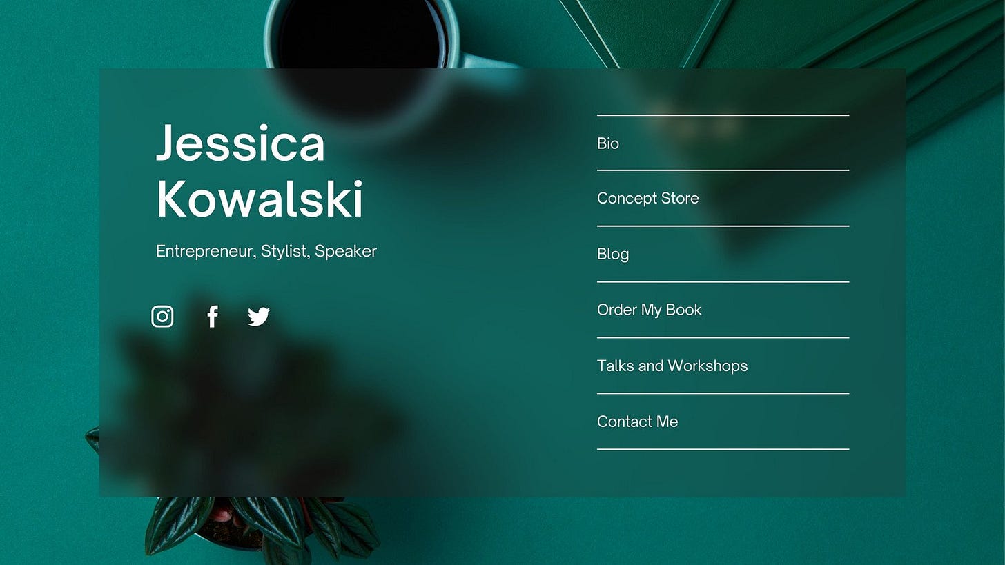 One-Page Website Builder - Create a Free Canva Website