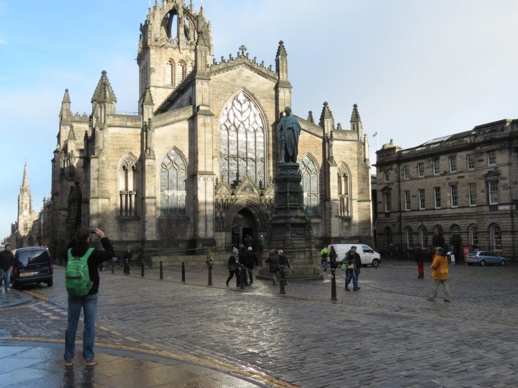 St Giles cathedral in Edinburgh