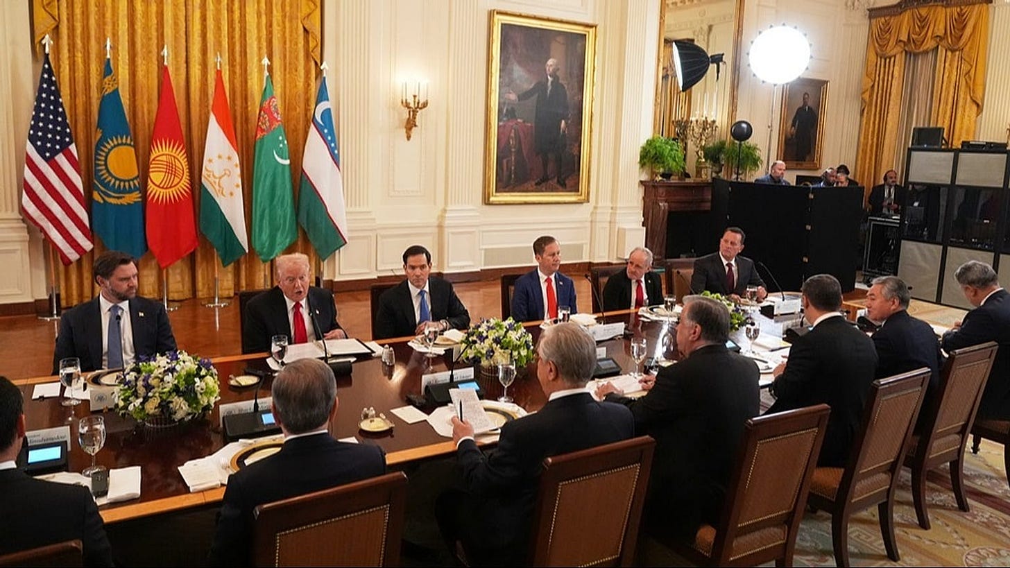 Trump and leaders of Central Asian countries meet in Washington in strategic partnership boost Trump and leaders of Central Asian countries meet in Washington in strategic partnership boost
