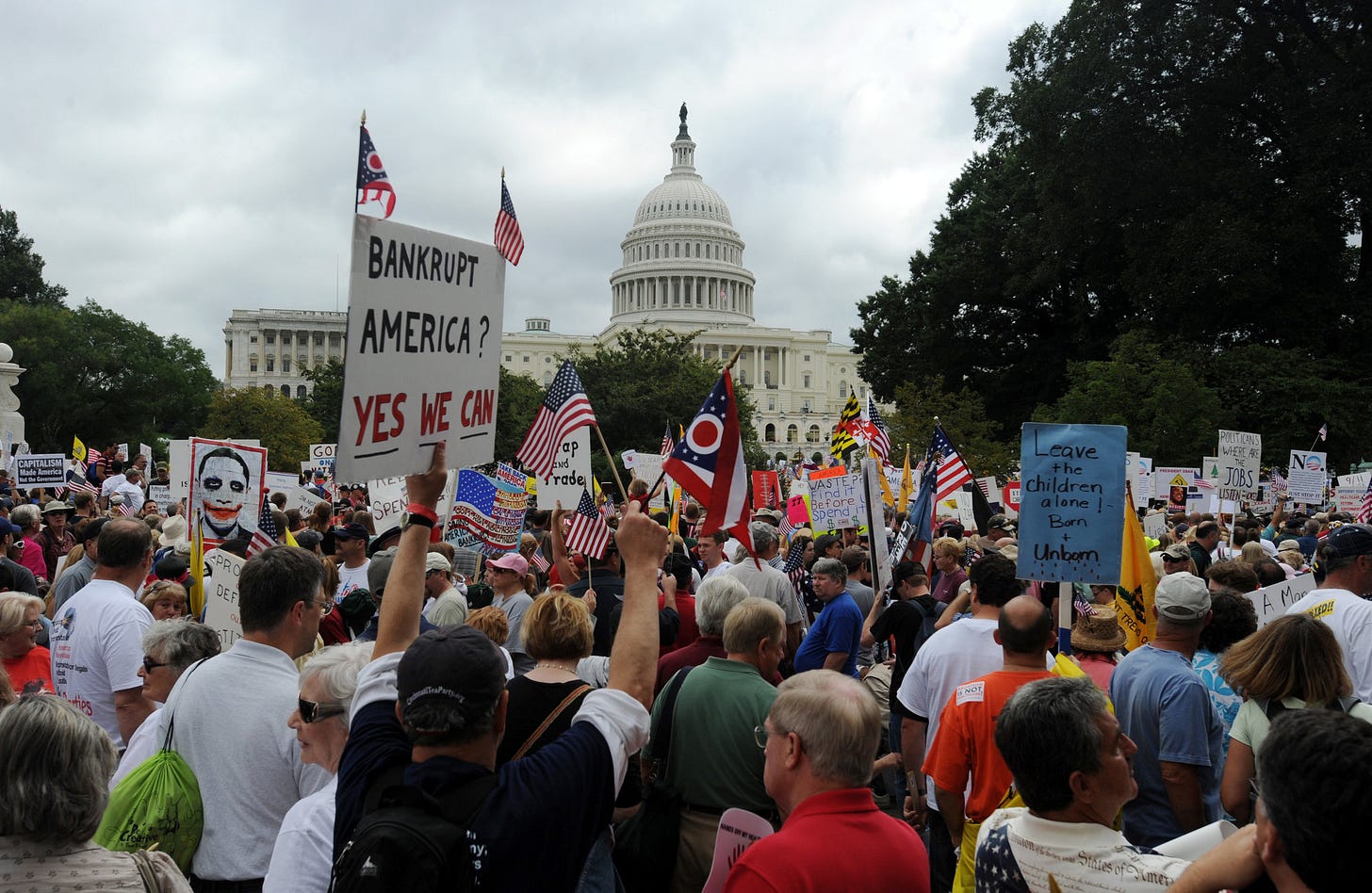 THIS DAY IN HISTORY - Tea Party protest draws thousands to Washington ...