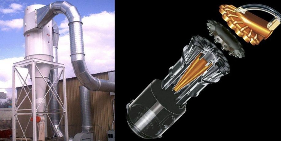 تويتر \ Trung Phan على تويتر: "James Dyson created the Dyson vacuum design  after seeing how sawmills use cyclone force to eject sawdust.  https://t.co/Lxois7ihUJ"