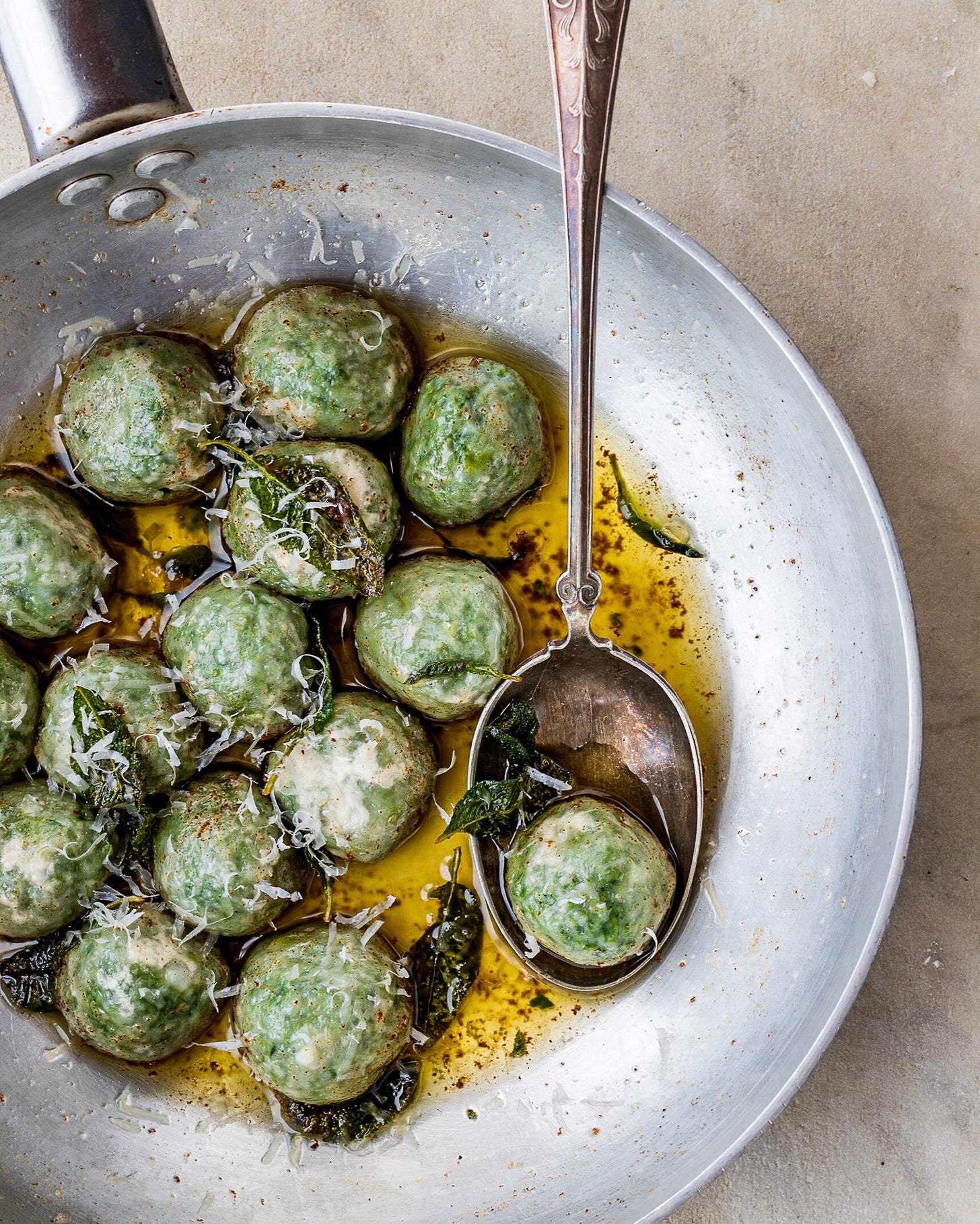 Ricotta and nettle Gnudi