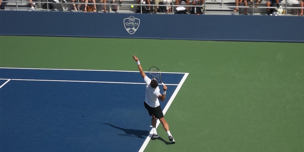 Tennis serve definition overview and rules