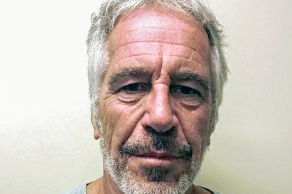 Jeffrey Epstein’s mug shot.