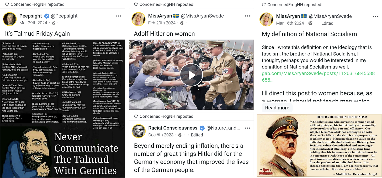 3 antisemitic posts by ConcernedFrogNH