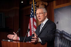 Harry Reid facing left Harry Reid facing left