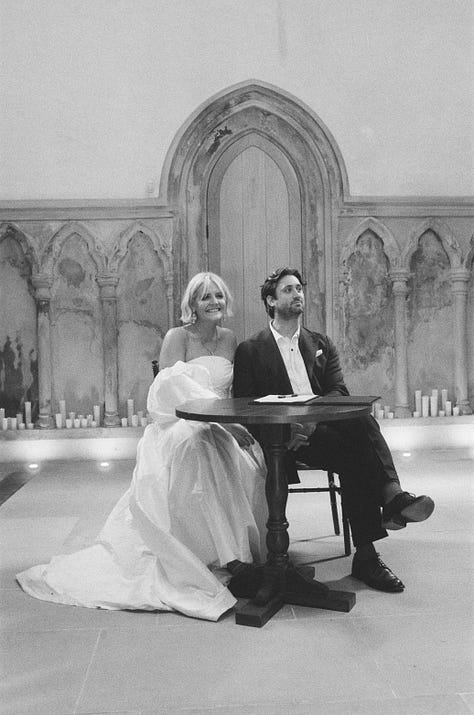 A wedding in a crypt