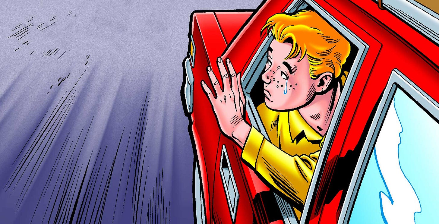 archie andrews waving goodbye archie andrews waving goodbye