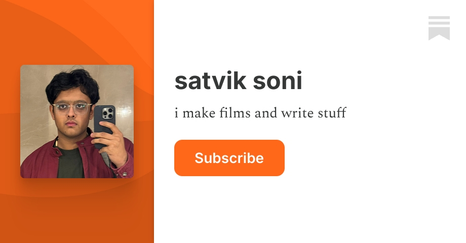 satvik soni | Substack