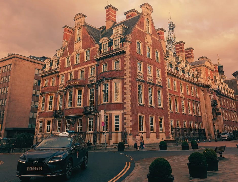 The Grand hotel in York, UK  Never Lost Letters by Stuart Found