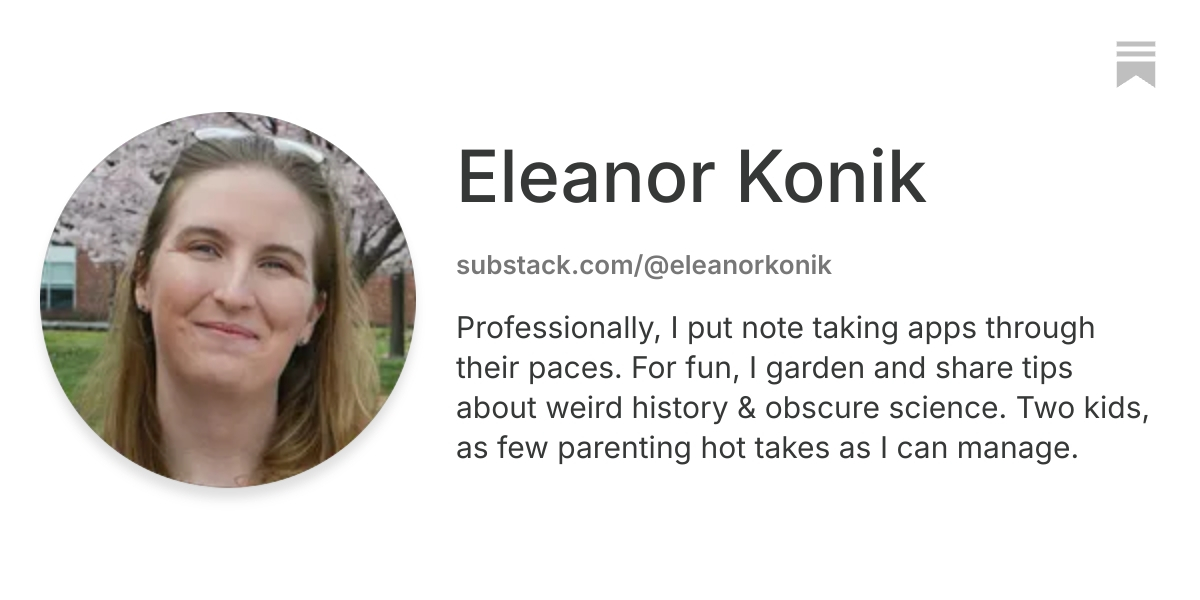 Eleanor Konik | Substack