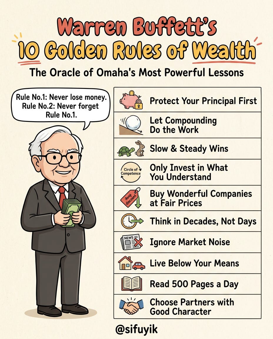 🧠 10 Wealth Legends. 10 Rules That Changed My Life.