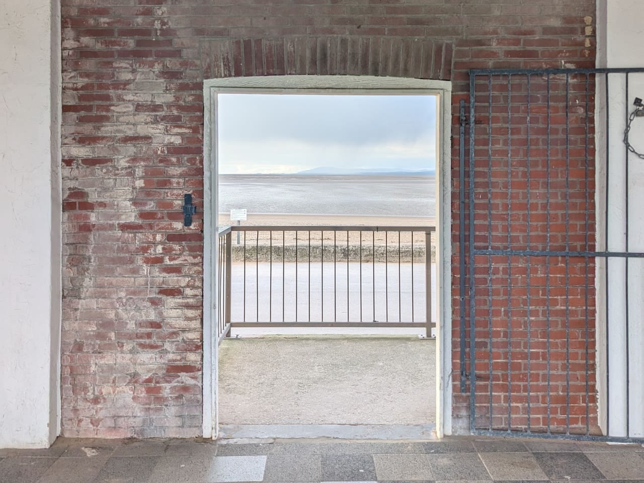 View through a doorway at Fleetwood's Marine Hall View through a doorway at Fleetwood's Marine Hall
